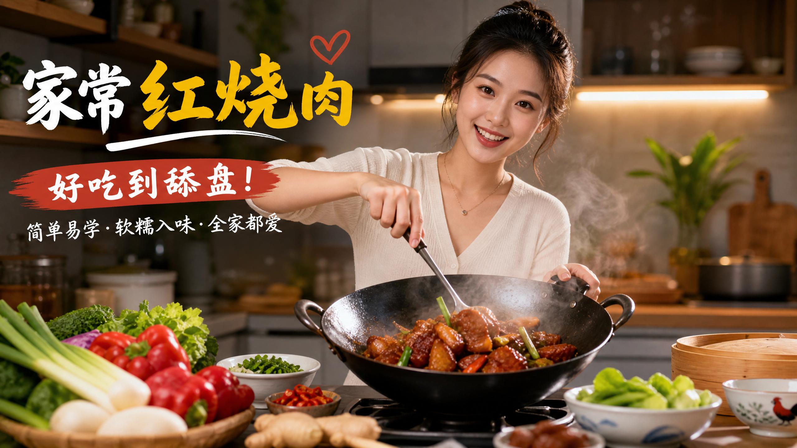 51 51美食 | 家常红烧肉视频教程软糯入味超下饭